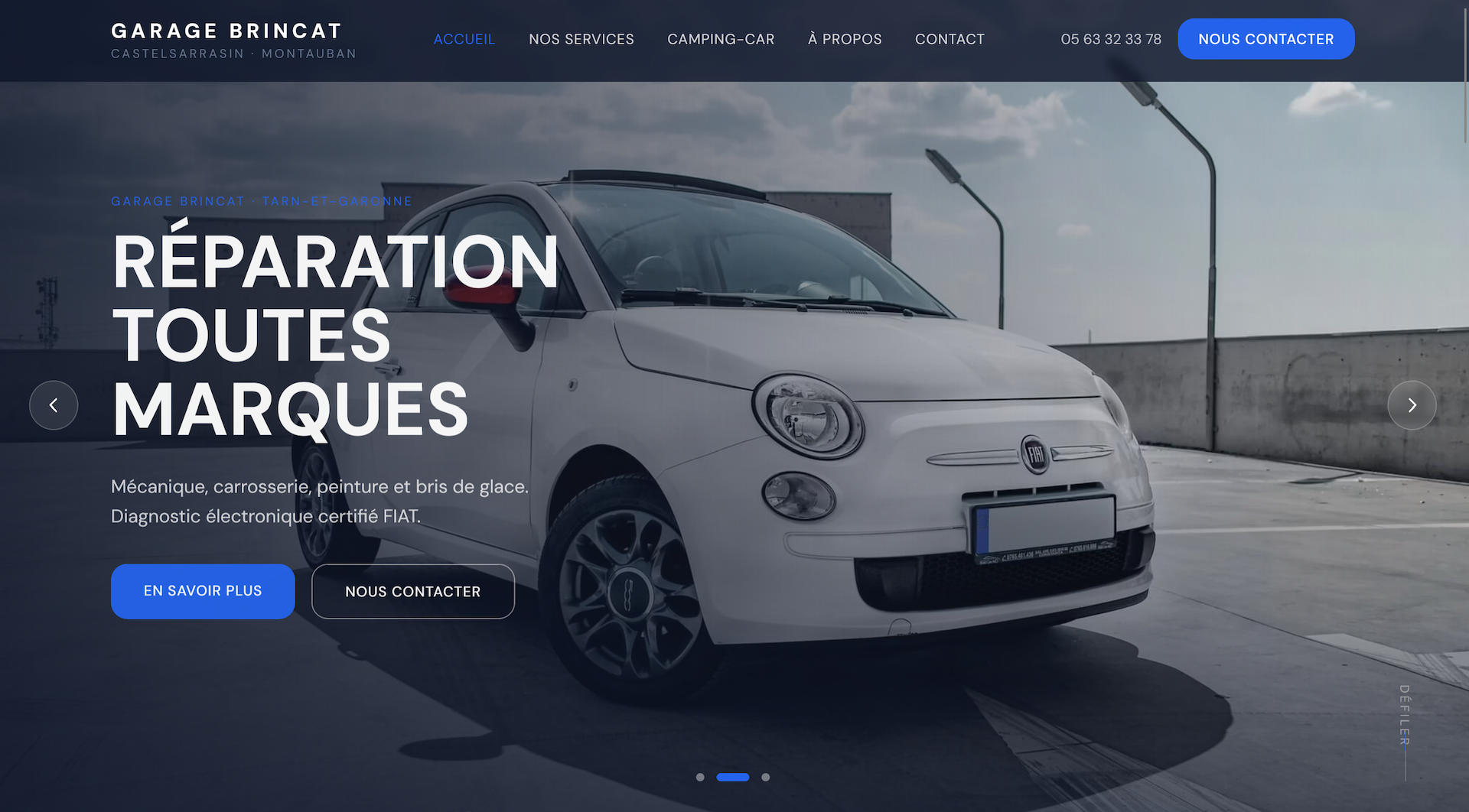 Site web de Garage Brincat